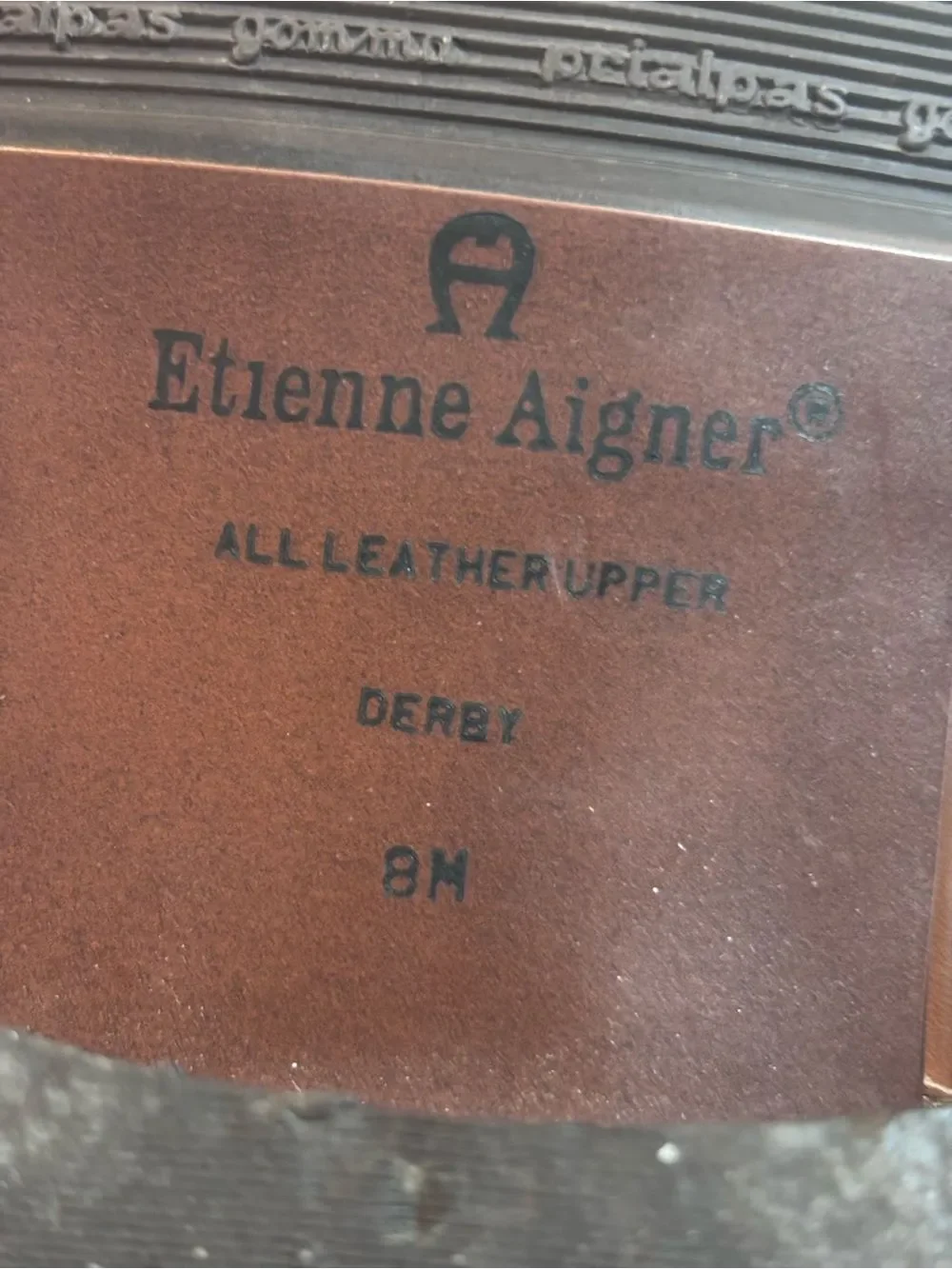 Etienne Aigner Brown Leather Over-the-Knee Riding Boots